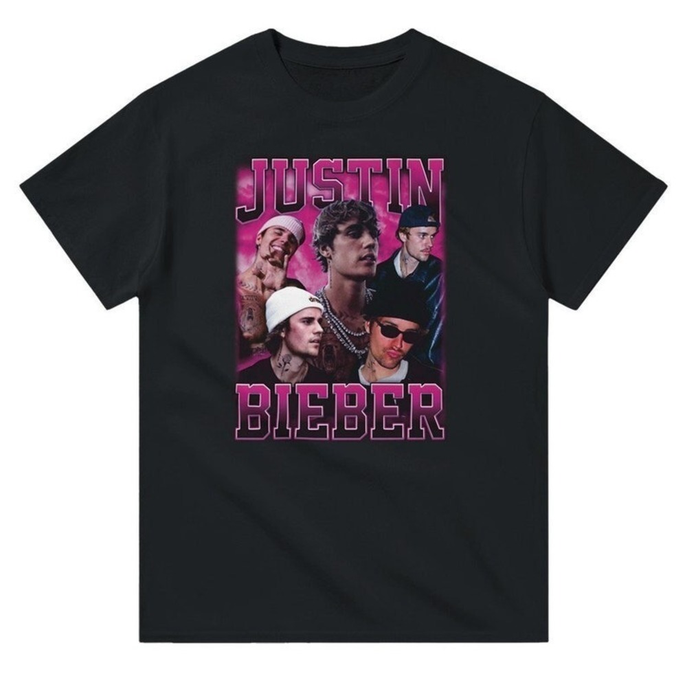 Justin Bieber - Hot- Varsity Style Graphics Shirt Gift For Fans